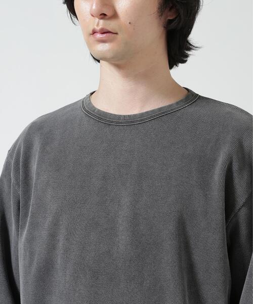 FR(13)NDS(フレンズ)の「FR(13)NDS/フレンズ/Thermal Dirty LS/サーマル ダーティーロングスリーブカットソー(Tシャツ/カットソー・メンズ・ブラック・L/M)」の5枚目の写真