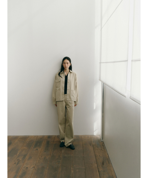 Yuje(ユジェ)の「WASHED COTTON PANTS (Beige,2size)(その他パンツ・レディース・その他・MEDIUM/SMALL)」の5枚目の写真