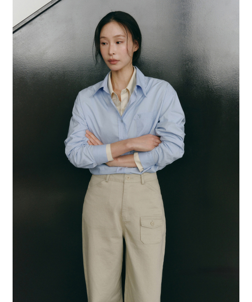 Yuje(ユジェ)の「WASHED COTTON PANTS (Beige,2size)(その他パンツ・レディース・その他・MEDIUM/SMALL)」の7枚目の写真