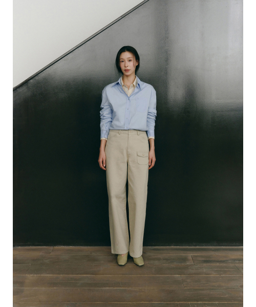 Yuje(ユジェ)の「WASHED COTTON PANTS (Beige,2size)(その他パンツ・レディース・その他・MEDIUM/SMALL)」の8枚目の写真