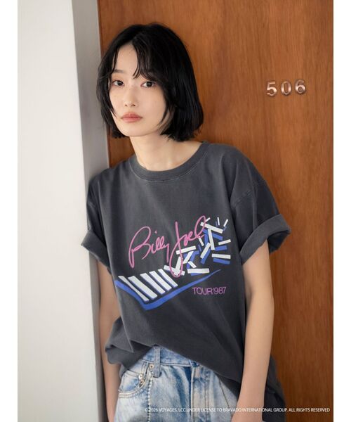 Ungrid(アングリッド)の「Billy Joel Tee(Tシャツ/カットソー・レディース・チャコールグレー・FREE)」の3枚目の写真