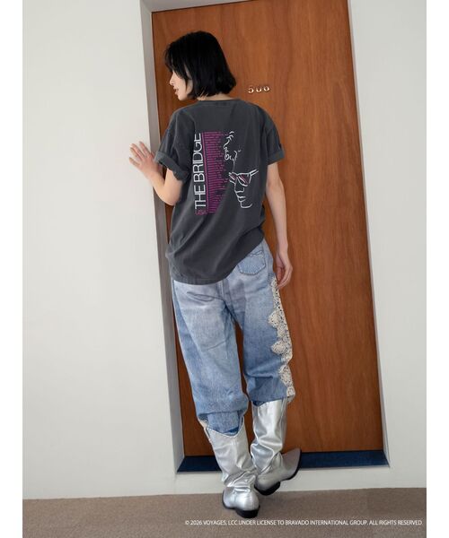 Ungrid(アングリッド)の「Billy Joel Tee(Tシャツ/カットソー・レディース・チャコールグレー・FREE)」の6枚目の写真