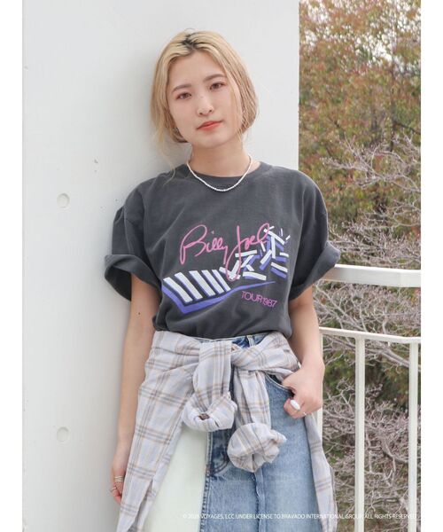 Ungrid(アングリッド)の「Billy Joel Tee(Tシャツ/カットソー・レディース・チャコールグレー・FREE)」の7枚目の写真