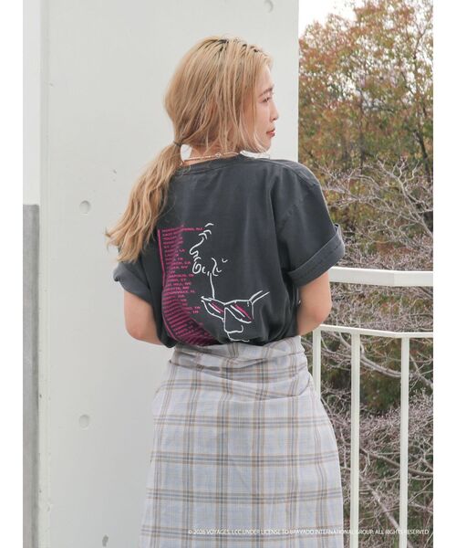 Ungrid(アングリッド)の「Billy Joel Tee(Tシャツ/カットソー・レディース・チャコールグレー・FREE)」の8枚目の写真