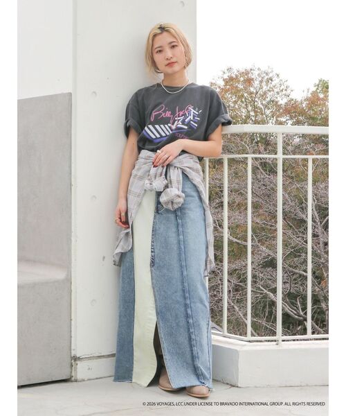 Ungrid(アングリッド)の「Billy Joel Tee(Tシャツ/カットソー・レディース・チャコールグレー・FREE)」の9枚目の写真