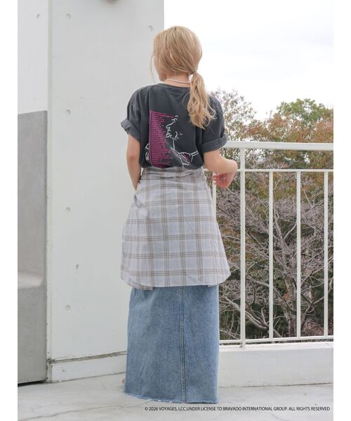 Ungrid(アングリッド)の「Billy Joel Tee(Tシャツ/カットソー・レディース・チャコールグレー・FREE)」の10枚目の写真