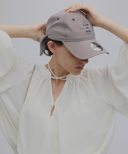 NEW ERA × Ameri HOUNDSTOOTH RIBBON CAP（キャップ）｜NEW ERA