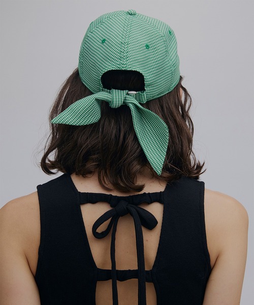 NEW ERA × Ameri HOUNDSTOOTH RIBBON CAP（キャップ）｜NEW ERA