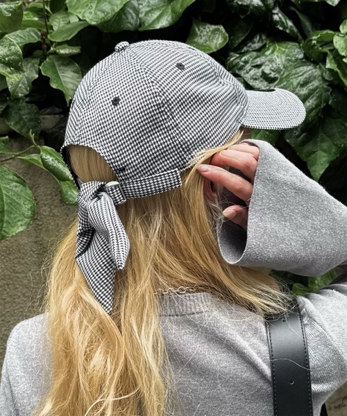 NEW ERA × Ameri HOUNDSTOOTH RIBBON CAP（キャップ）｜NEW ERA