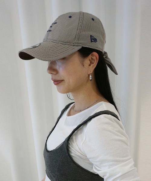 NEW ERA × Ameri HOUNDSTOOTH RIBBON CAP（キャップ）｜NEW ERA