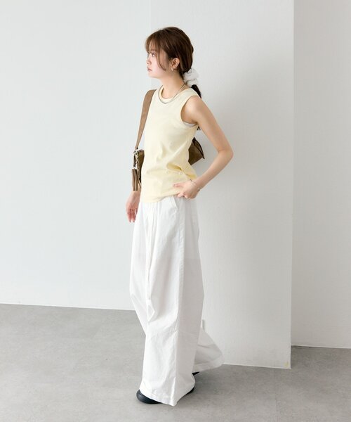 mystic（ミスティック）の「フラワードットタンクトップ（タンクトップ・レディース・オフホワイト/ブラック/イエロー・FREE）」の14枚目の写真