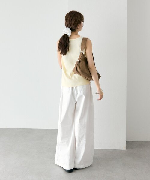 mystic（ミスティック）の「フラワードットタンクトップ（タンクトップ・レディース・オフホワイト/ブラック/イエロー・FREE）」の15枚目の写真