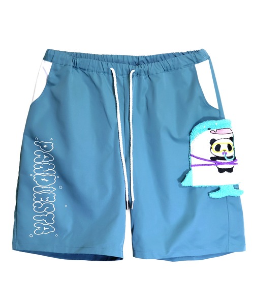 PANDIESTA(パンディエスタ)の「ジンベエパンダツイルショーツ(M2)(その他パンツ・メンズ・チャコール/ホワイト・XL/L/M)」の9枚目の写真