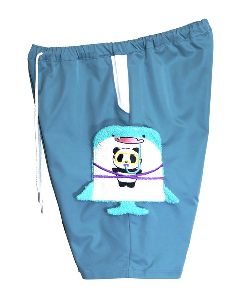 PANDIESTA(パンディエスタ)の「ジンベエパンダツイルショーツ(M2)(その他パンツ・メンズ・チャコール/ホワイト・XL/L/M)」の11枚目の写真