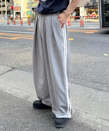 CIAOPANIC TYPY（チャオパニックティピー）の「【UNISEX】タックボリュームワイドスラックスパンツ/サイドラインスラックス（スラックス）」
