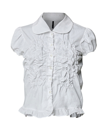 Cloud Puff Blouse (FL-115_White)