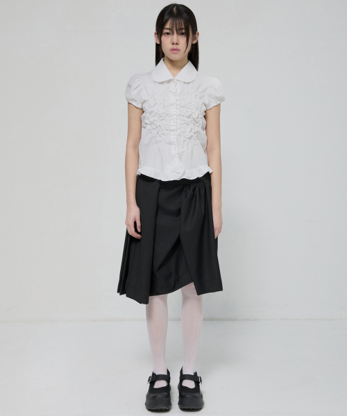 FLAREUP(フレアアップ)の「Cloud Puff Blouse (FL-115_White)(シャツ/ブラウス・レディース・ホワイト・OS)」の8枚目の写真