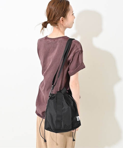 SLOBE IENA（スローブイエナ）の「《追加》DRIFTER/ドリフター HANDLE BUCKET TOTE（ショルダーバッグ・レディース・チャコールグレー/チョコ/ブラック・FREE）」の13枚目の写真