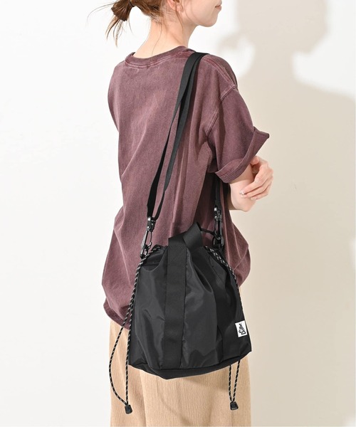SLOBE IENA（スローブイエナ）の「《追加》DRIFTER/ドリフター HANDLE BUCKET TOTE（ショルダーバッグ・レディース・チャコールグレー/チョコ/ブラック・FREE）」の14枚目の写真