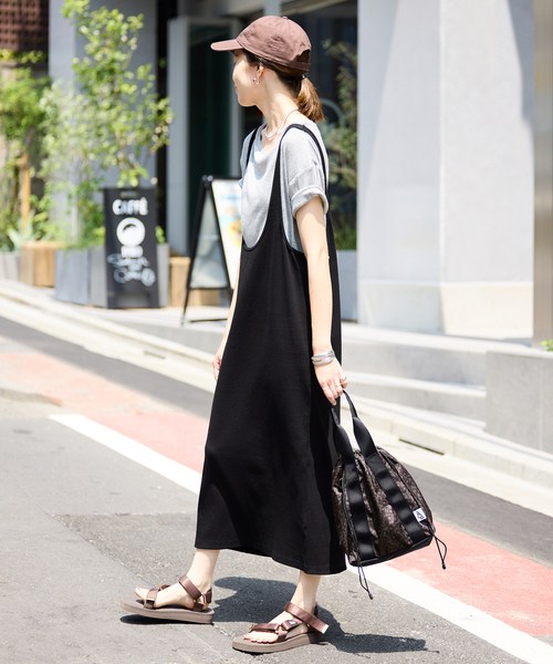 SLOBE IENA（スローブイエナ）の「《追加》DRIFTER/ドリフター HANDLE BUCKET TOTE（ショルダーバッグ・レディース・チャコールグレー/チョコ/ブラック・FREE）」の18枚目の写真