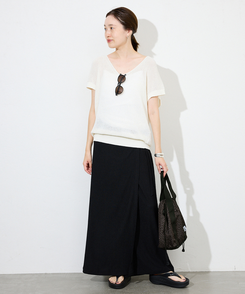 SLOBE IENA（スローブイエナ）の「《追加》DRIFTER/ドリフター HANDLE BUCKET TOTE（ショルダーバッグ・レディース・チャコールグレー/チョコ/ブラック・FREE）」の22枚目の写真