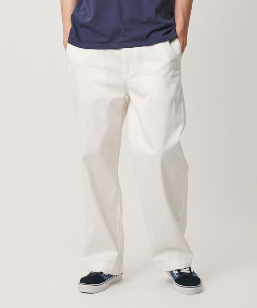California General Store(California General Store)の「<CGS.>オーガニック コットンチノ パンツ(チノパンツ・メンズ・ホワイト/ネイビー・XL/M/S/L)」の3枚目の写真