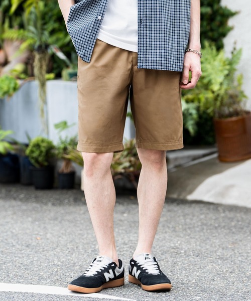 LOGOS(ロゴス)の「LOGOS 20×20ツイルロゴ刺繍イージーワイドショートパンツ(その他パンツ・メンズ・ブラック/ブルーグレー/モスグリーン/オレンジ/ベージュ・M/L/XL)」の22枚目の写真