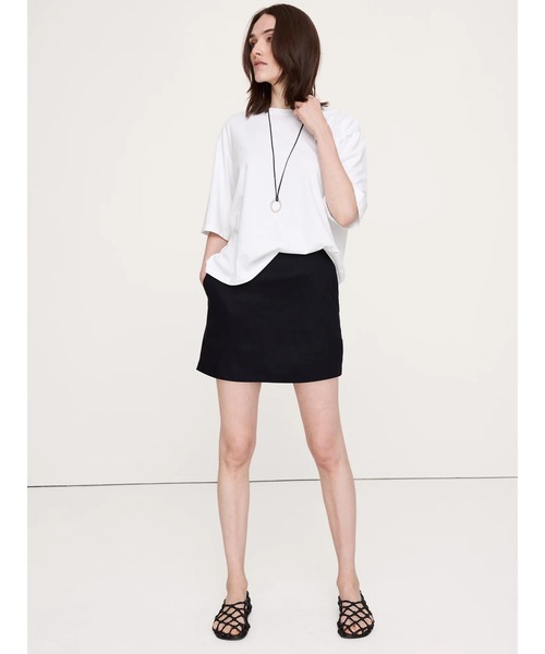 Banana Republic(バナナリパブリック)の「オーバーサイズ ヴィンテージ コットンTシャツ(Tシャツ/カットソー・レディース・ホワイト/ブラック/グレー・XS/L/M/S)」の5枚目の写真