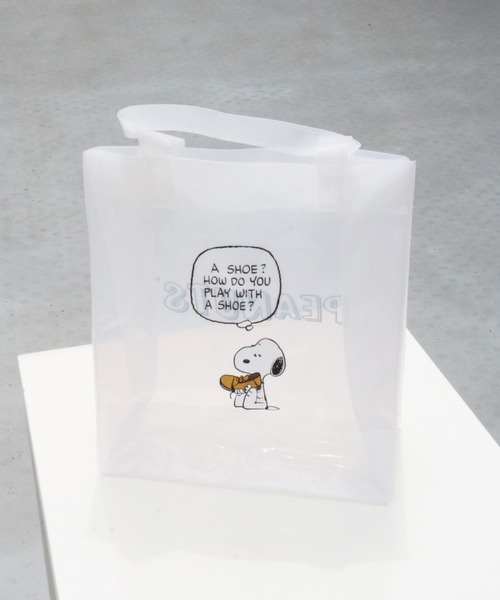 PEANUTS(ピーナッツ)の「〈PEANUTS/ピーナッツ〉スヌーピー カラーシリーズ ビニール ランチバッグ VBH1(エコバッグ/サブバッグ・レディース・イエロー/ブルー/グリーン/ピンク/レッド/ホワイト・ONE SIZE)」の7枚目の写真