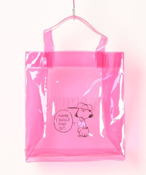 PEANUTS(ピーナッツ)の「〈PEANUTS/ピーナッツ〉スヌーピー カラーシリーズ ビニール ランチバッグ VBH1(エコバッグ/サブバッグ・レディース・イエロー/ブルー/グリーン/ピンク/レッド/ホワイト・ONE SIZE)」の14枚目の写真