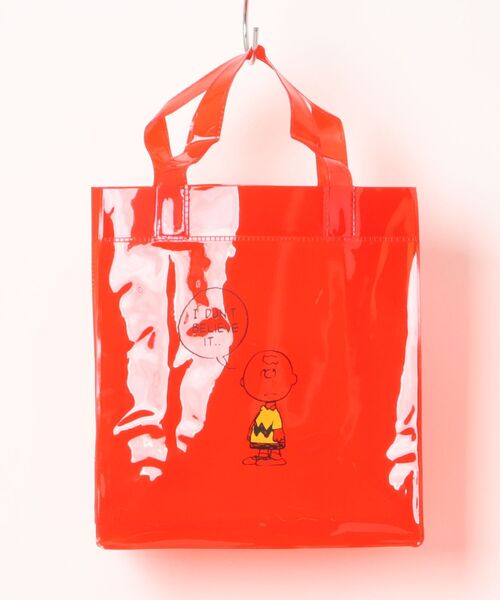 PEANUTS(ピーナッツ)の「〈PEANUTS/ピーナッツ〉スヌーピー カラーシリーズ ビニール ランチバッグ VBH1(エコバッグ/サブバッグ・レディース・イエロー/ブルー/グリーン/ピンク/レッド/ホワイト・ONE SIZE)」の15枚目の写真