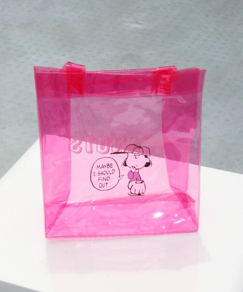 PEANUTS(ピーナッツ)の「〈PEANUTS/ピーナッツ〉スヌーピー カラーシリーズ ビニール ランチバッグ VBH1(エコバッグ/サブバッグ・レディース・イエロー/ブルー/グリーン/ピンク/レッド/ホワイト・ONE SIZE)」の22枚目の写真