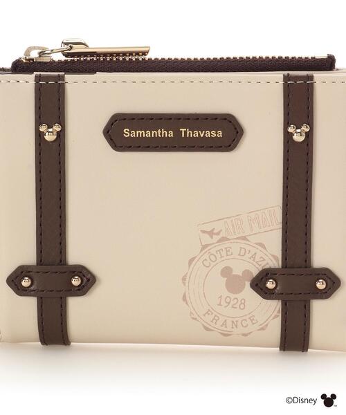 Samantha Thavasa(サマンサタバサ)の「「ミッキー&ミニー」TRAVELコレクション 折財布(財布・レディース・ベージュ・FREE)」の7枚目の写真