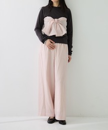 muller of yoshiokubo | [muller of yoshiokubo/ミュラーオブヨシオクボ]STRIPE PANTS W/BELT(その他パンツ)