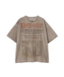 DankeSchon/ダンケシェーン/SPRAY BURN S/S TEE BIBLE