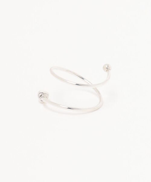 Scrap Book（スクラップブック）の「【Aperdiem】Lilt Stone Spiral Ring（リング・レディース・ホワイト・FREE）」の2枚目の写真