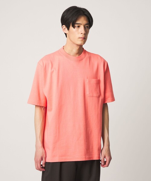 LOOPWHEELER（ループウィラー）の「＜LOOPWHEELER x LOWERCASE for UNITED ARROWS＞ヘヴィウェイト ポケットTシャツ（Tシャツ/カットソー・メンズ・ライトピンク/ブラック/ダークブラウン/ホワイト・M/S/L/XL）」の15枚目の写真