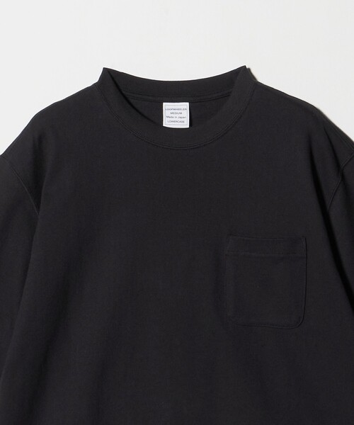 LOOPWHEELER（ループウィラー）の「＜LOOPWHEELER x LOWERCASE for UNITED ARROWS＞ヘヴィウェイト ポケットTシャツ（Tシャツ/カットソー・メンズ・ライトピンク/ブラック/ダークブラウン/ホワイト・M/S/L/XL）」の6枚目の写真