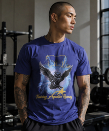 GTTAR004 ミケニックアウル半袖Tシャツ (ブルー)