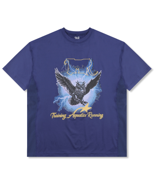 GLACK(グラック)の「GTTAR004 ミケニックアウル半袖Tシャツ (ブルー)(Tシャツ/カットソー・レディース・その他・MEDIUM/LARGE)」の5枚目の写真