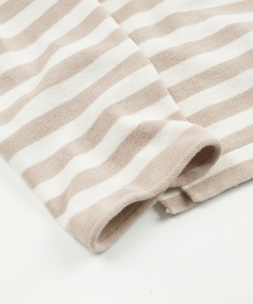 FRIZMWORKS(フリズムワークス)の「STRIPE KNIT LONG SLEEVE _ BEIGE(ニット/セーター・メンズ・その他・SMALL/MEDIUM/LARGE/X-LARGE)」の4枚目の写真