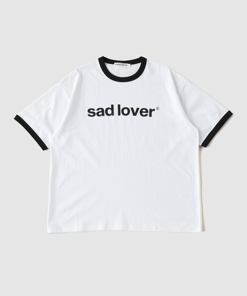 cabaret poval(キャバレーポバール)の「cabaret poval / キャバレーポバール SAD LOVER RINGER(Tシャツ/カットソー・メンズ・ホワイト・MEDIUM/LARGE)」の1枚目の写真
