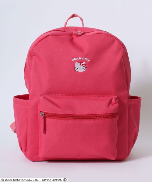 sanrio(サンリオ)の「Sanrio(サンリオ)キャラクターワンポイント刺繍リュックサック/レディース 通学 推し活バッグ(バックパック/リュック・レディース・サックスブルー/レッド/ピンク/ブラック・FREE)」の12枚目の写真