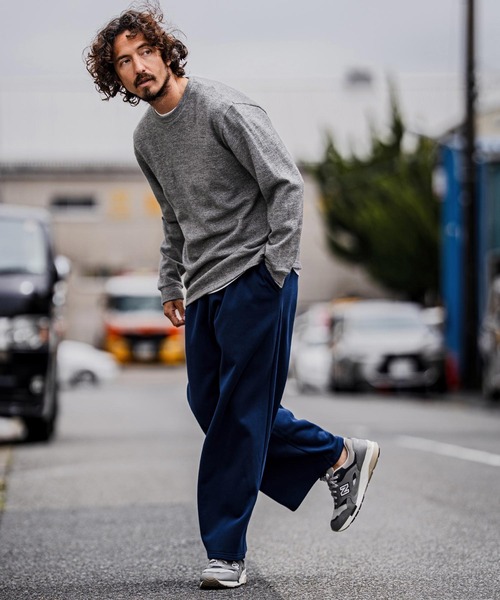 CAMBIO(カンビオ)の「mlt5713-シャギーオーバーサイズカットソー(CMB-R0229)(Tシャツ/カットソー・メンズ・グレー/ブラック/ブラウン・L/M/S)」の13枚目の写真