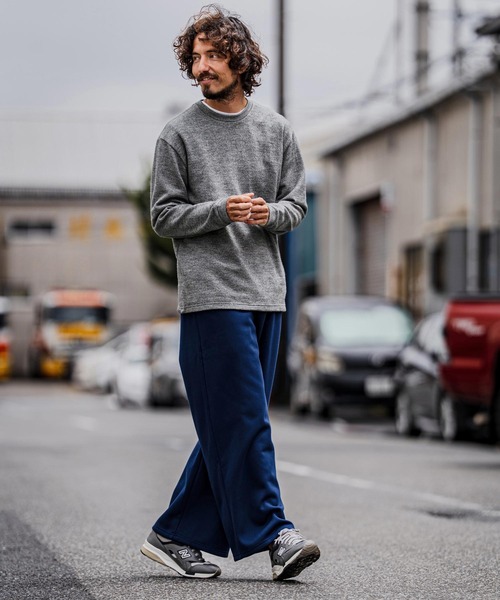 CAMBIO(カンビオ)の「mlt5713-シャギーオーバーサイズカットソー(CMB-R0229)(Tシャツ/カットソー・メンズ・グレー/ブラック/ブラウン・L/M/S)」の14枚目の写真