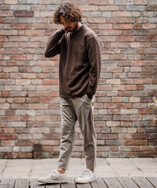 CAMBIO(カンビオ)の「mlt5713-シャギーオーバーサイズカットソー(CMB-R0229)(Tシャツ/カットソー・メンズ・グレー/ブラック/ブラウン・L/M/S)」の21枚目の写真