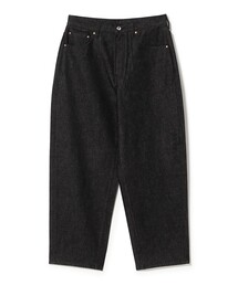 Traditional Weatherwear / UNIONSLACKS 112 ブラックデニム テーパードパンツ