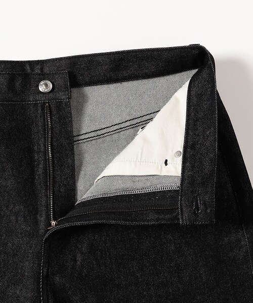 BEAMS F（ビームスエフ）の「Traditional Weatherwear / UNIONSLACKS 112 ブラックデニム テーパードパンツ（その他パンツ・メンズ・ブラック・M/S/XS）」の4枚目の写真