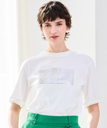 R-ISM | 【人気アイテム・接触冷感・洗える】シルバーホイルプリントTシャツ(Tシャツ/カットソー)