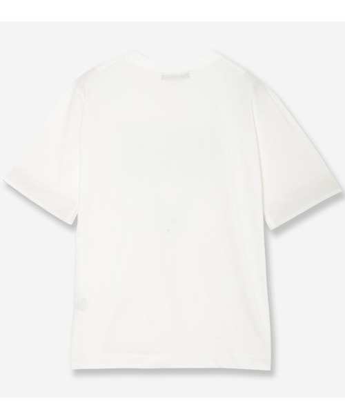 R-ISM(リズム)の「【人気アイテム・接触冷感・洗える】シルバーホイルプリントTシャツ(Tシャツ/カットソー・レディース・ホワイト・4)」の3枚目の写真